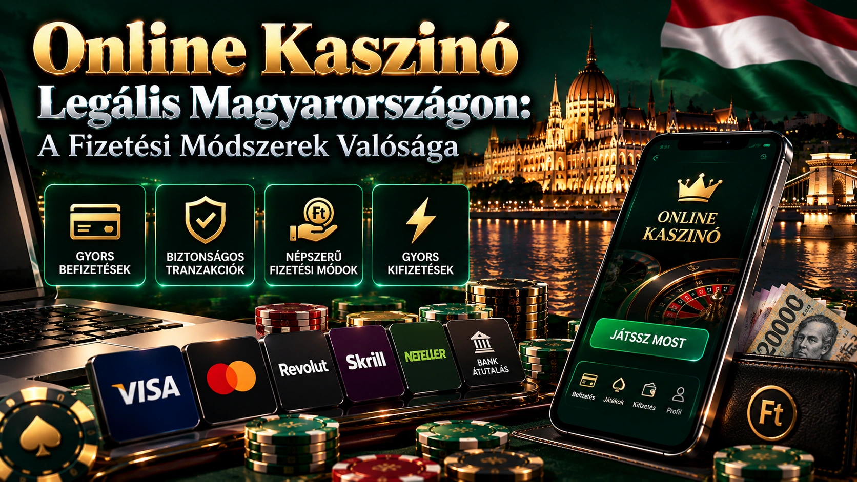 Online Kaszinó Legális Magyarországon: A Fizetési Módszerek Valósága